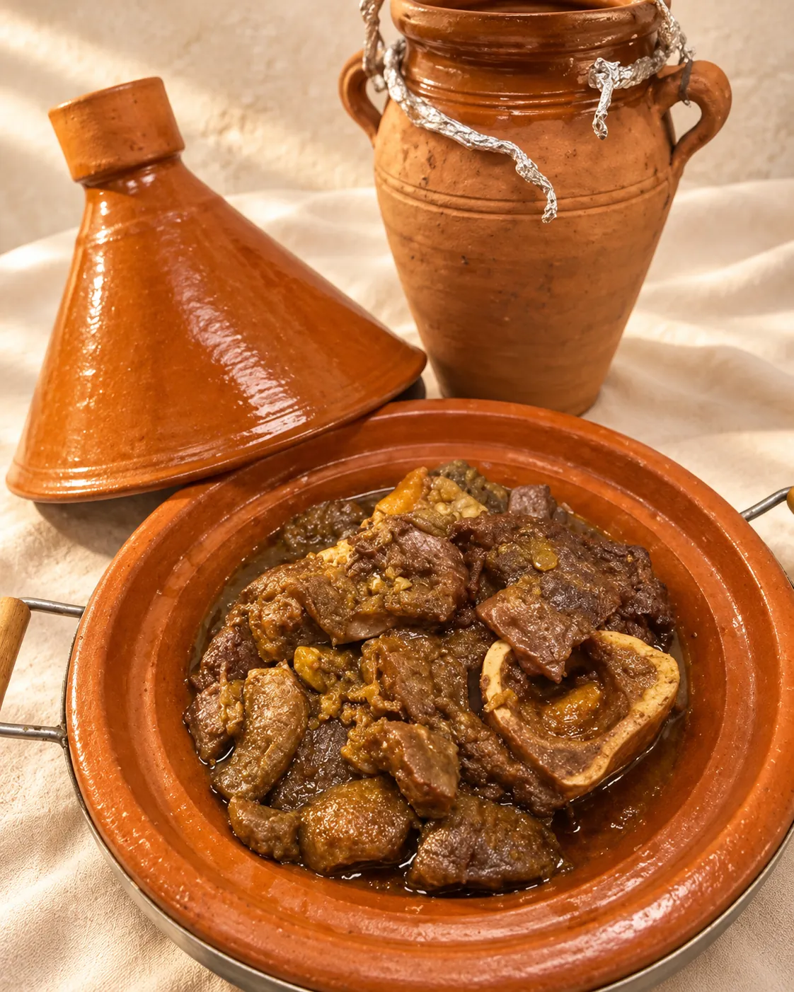 Tanjia — Viande mijotée et jus parfumé, pour un repas à partager autour de la table